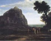 Claude Lorrain, View of Delphi with a Procession (mk17)